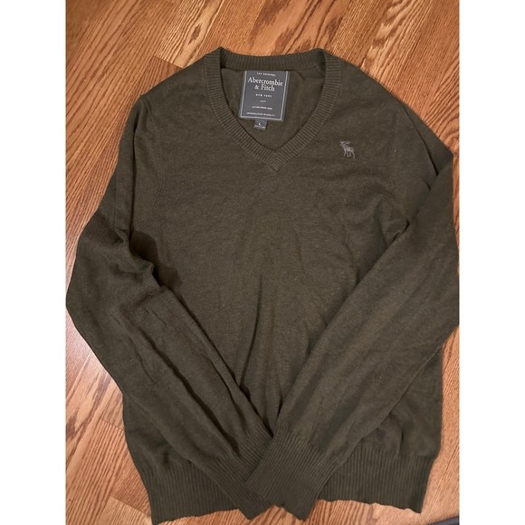 Abercrombie & Fitch Men's V-neck  Sweater - Picture 1 of 3